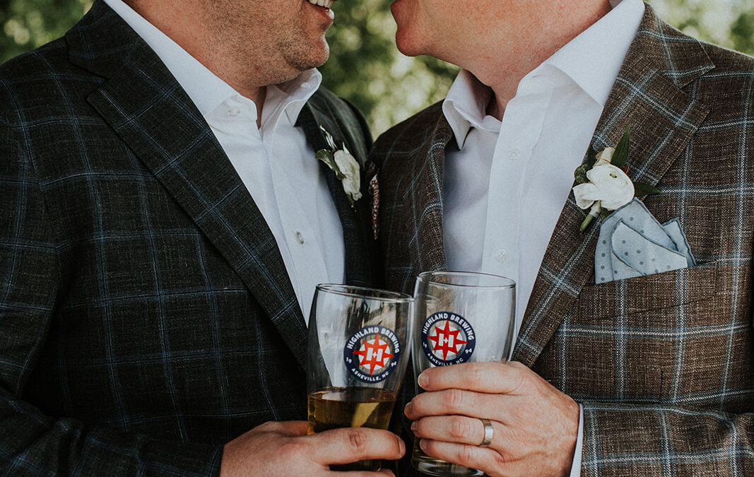 Christian & Jeff’s Highland Brewing Wedding